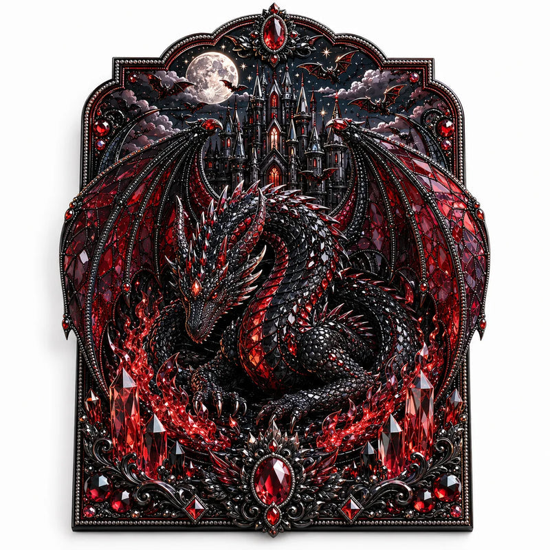 DragonCrest – 3D Fantasy Diamond Painting Kit