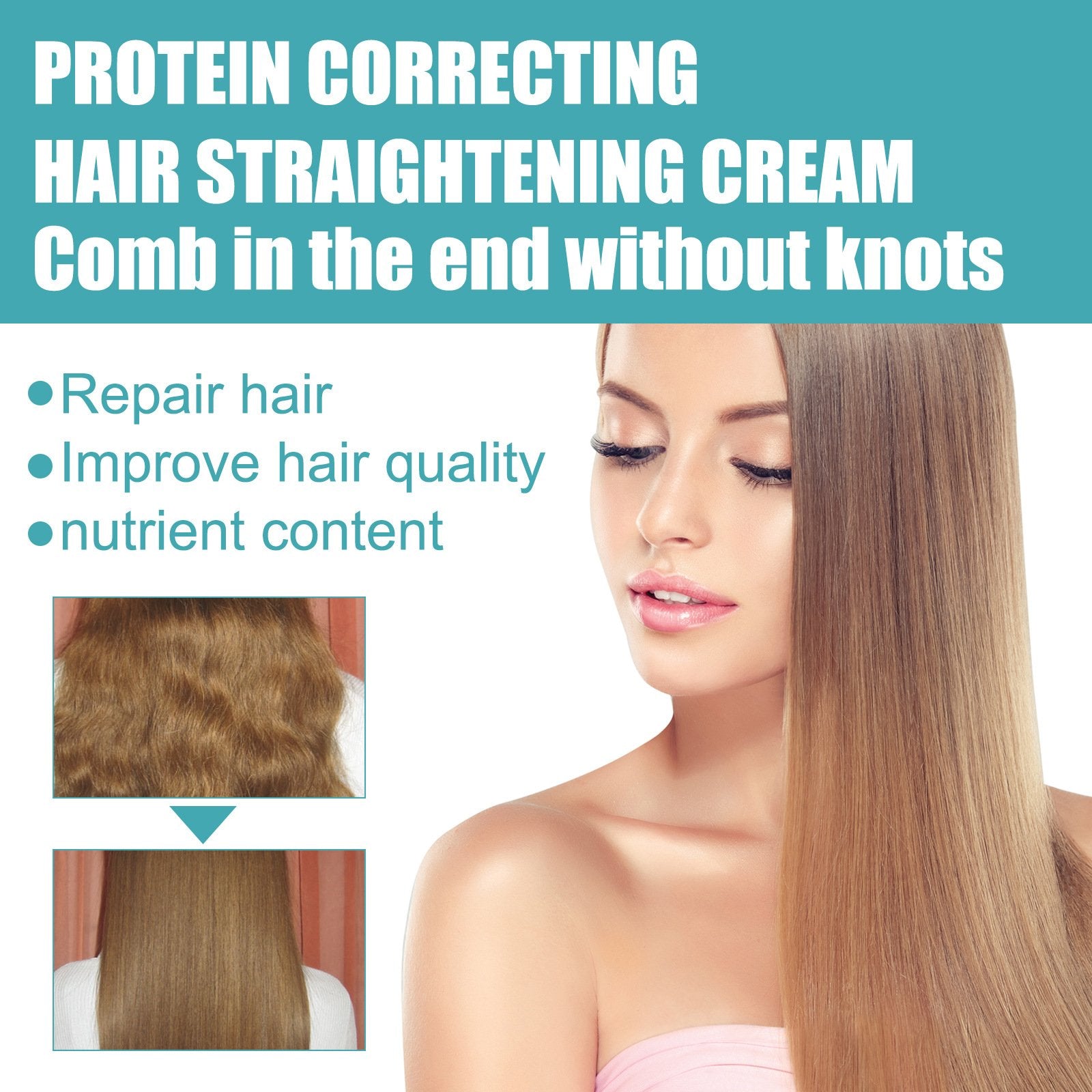 🔥 Hot Sale 48% OFF 🔥 - Silk & Gloss Hair Straightening Cream