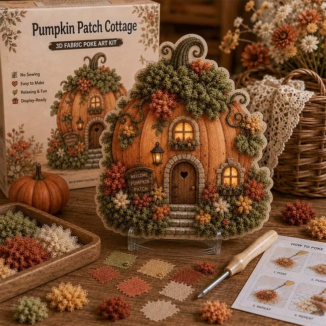 DreamWeave – Storybook Village Fabric Art Kit