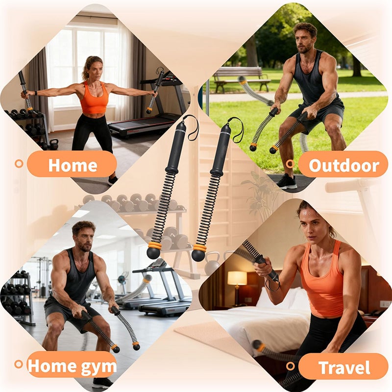 Adjustable Ropeless Battle Ropes Training