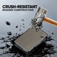 DualSpark – 3-in-1 Cigarette Case & Dual-Ignition Lighter