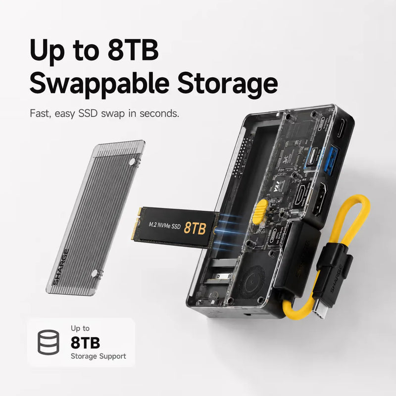 FrostDock – Active Compact  Cooling USB-C SSD Hub