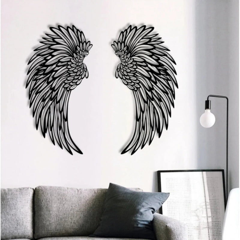 HaloWings – Angel Wings Metal Wall Art