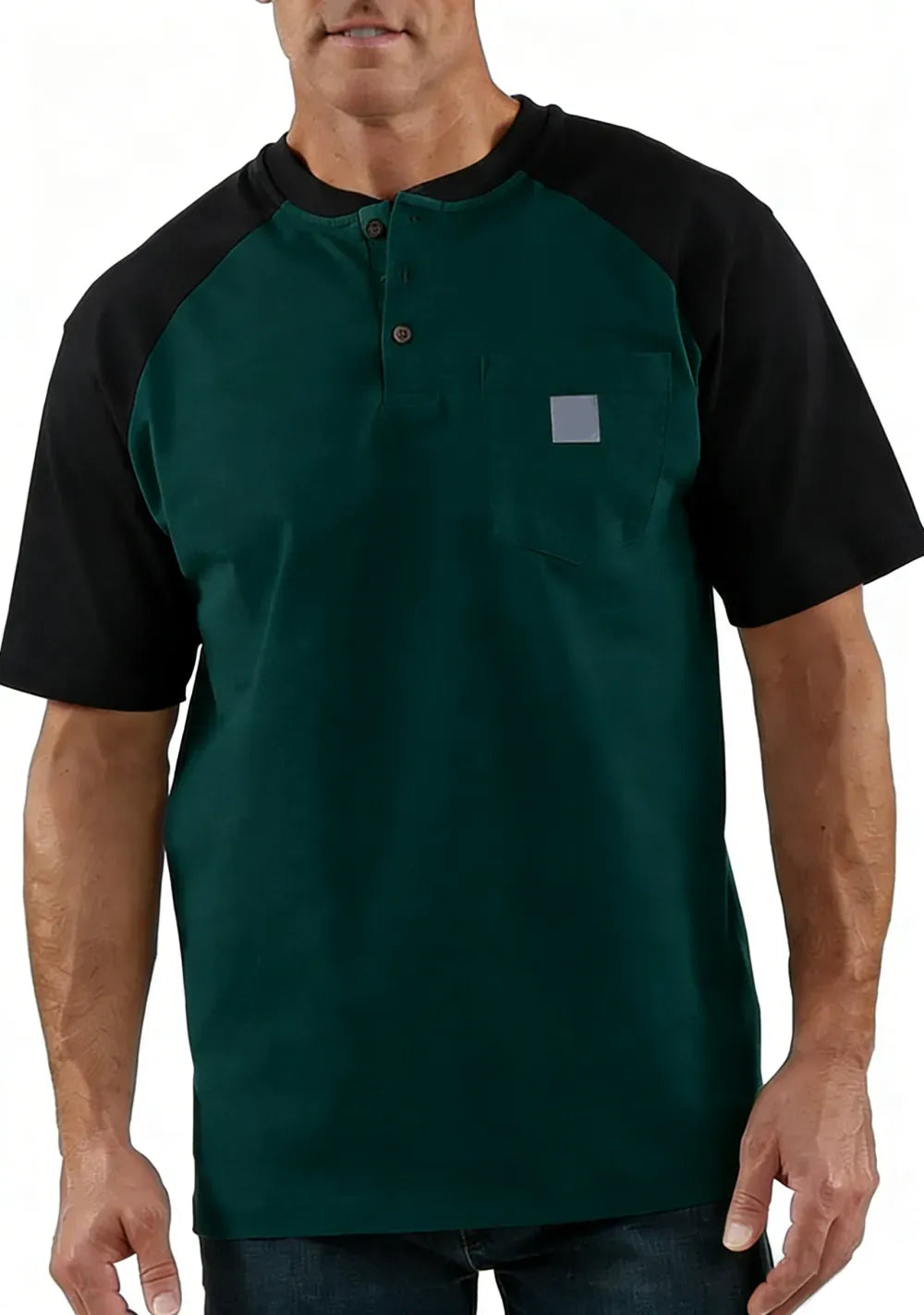 StyleFusion – Premium Color Block Casual Shirt