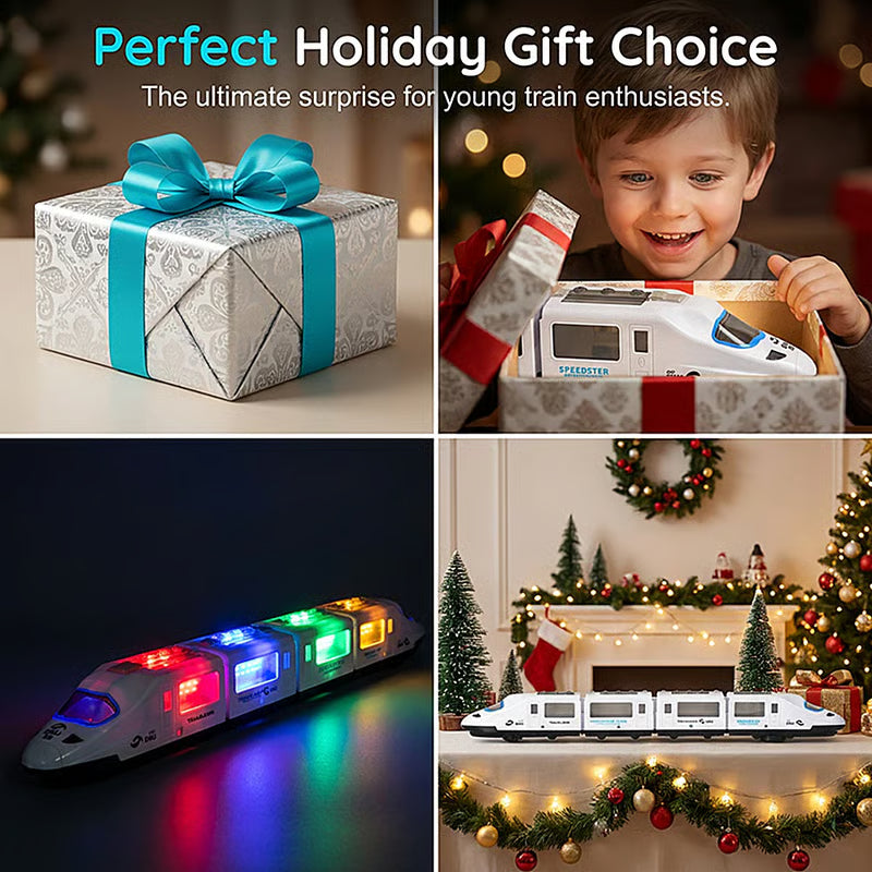 TurboTrack – Interactive Electric Bullet Train Adventure Toy