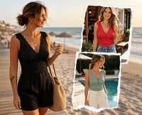 ModaFlow – Women's Modern V-Neck Tank Top