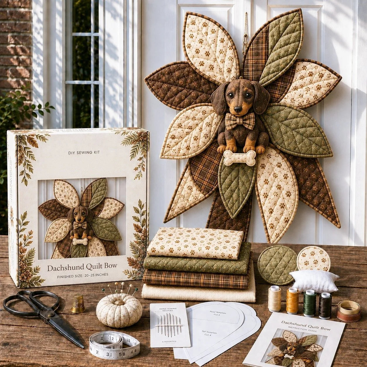 StitchCharm – Oversized 3D Quilted Bow Craft Kit