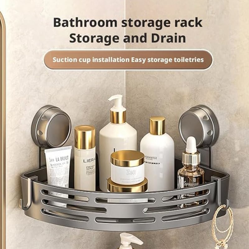 Triangle Suction Cup Shower Caddy