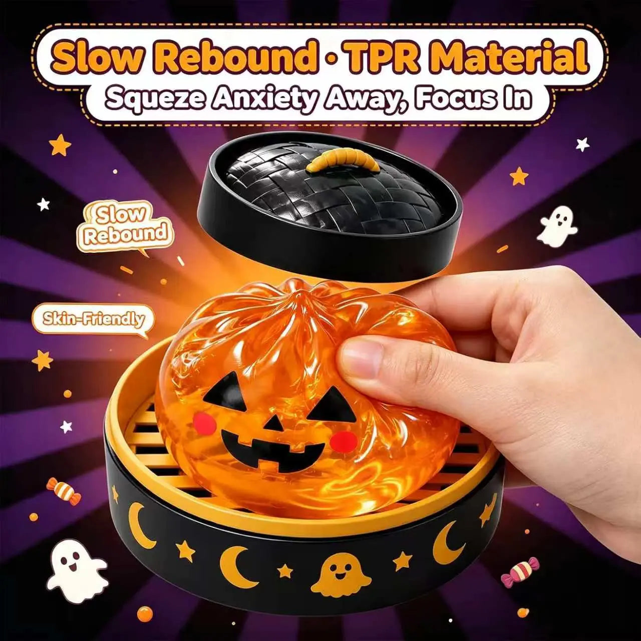 SquishNest – Halloween Character Stress Relief Toy