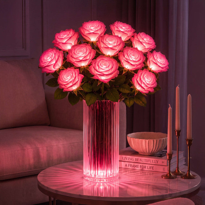 EverBloom – Elegant Glowing Rose Decoration