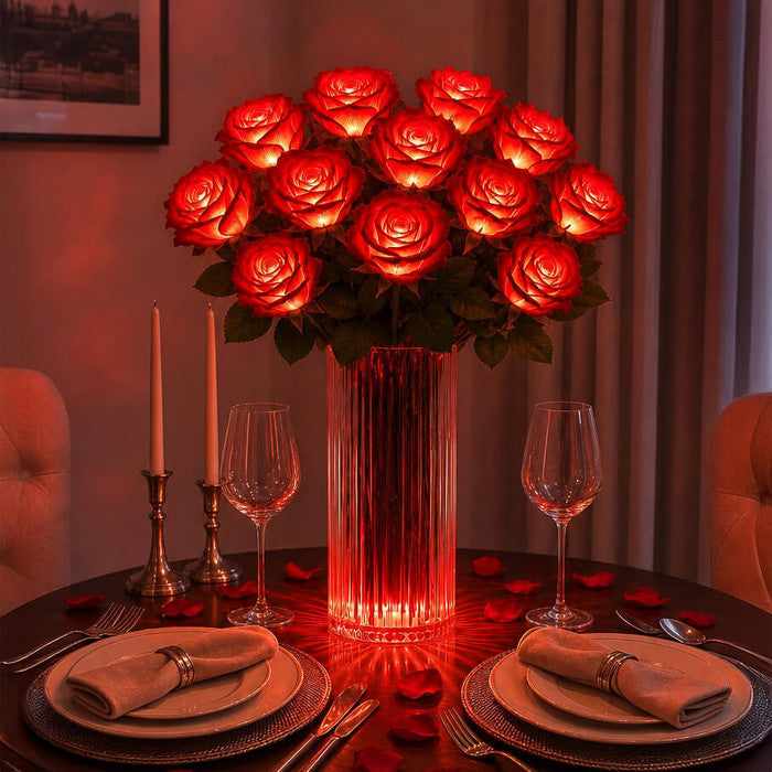 EverBloom – Elegant Glowing Rose Decoration
