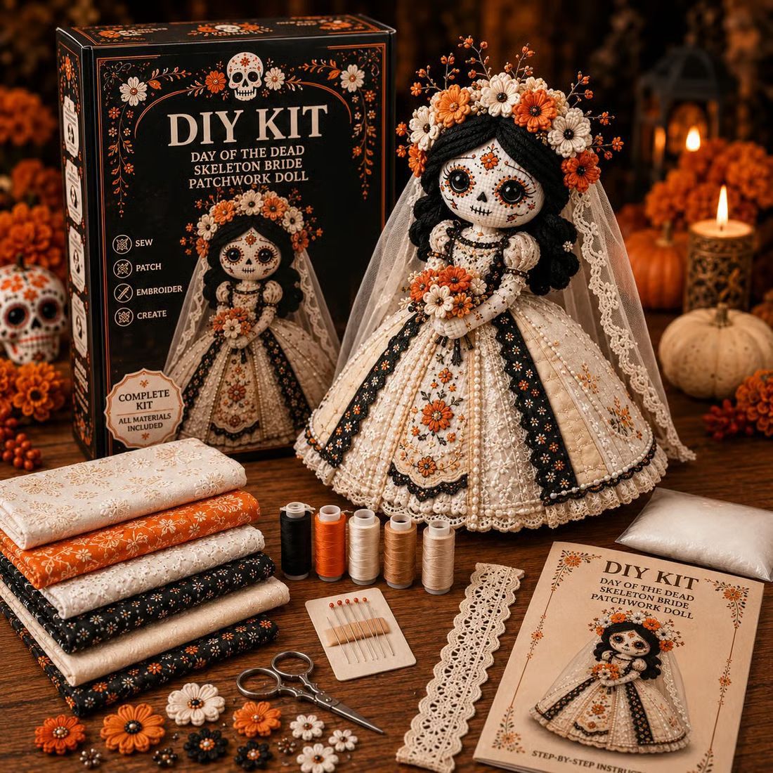 CatrinaCraft – Day of the Dead DIY Doll Kit