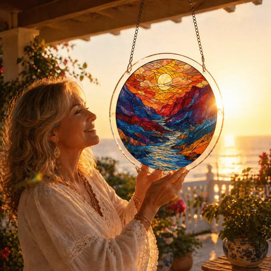 EmeraldFlame – Acrylic 80 Pcs Suncatcher Puzzle