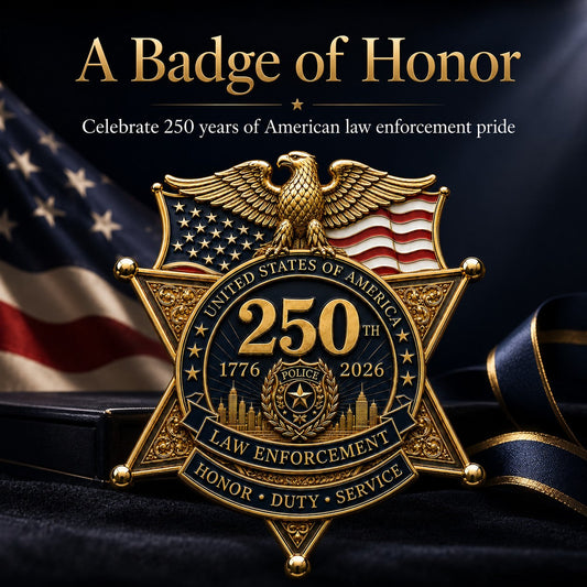 ★Anniversary 49% OFF - America 250 Law Enforcement Brooch