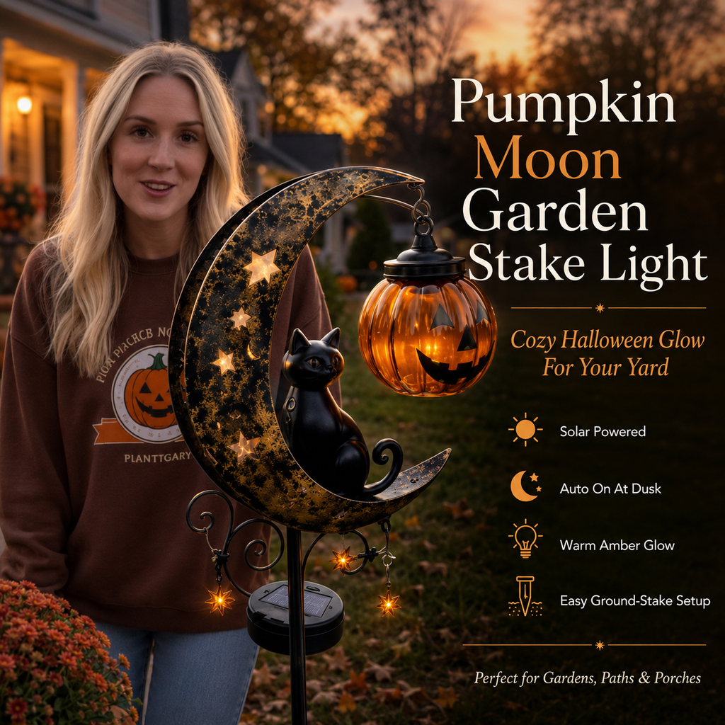 MoonGlow – Solar Halloween Garden Light