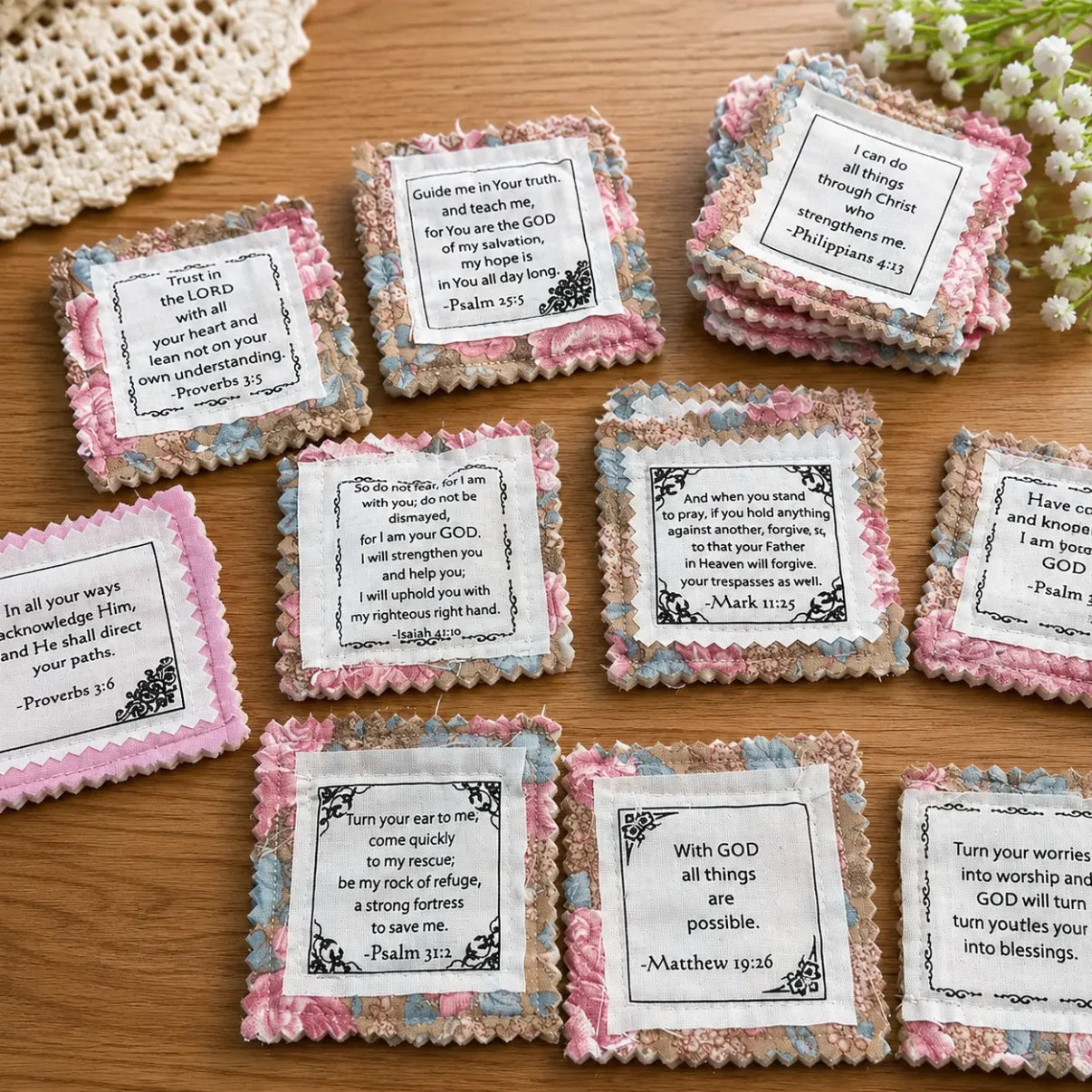 FaithPocket – Inspirational Prayer Fabric Panel