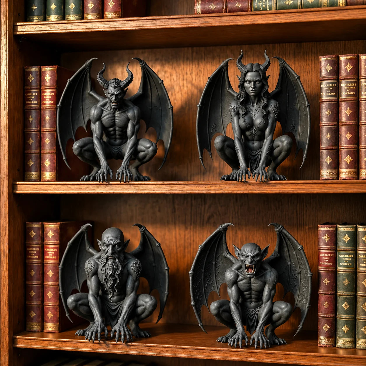 ShadowGarg – Gothic Shelf Guardian Decor