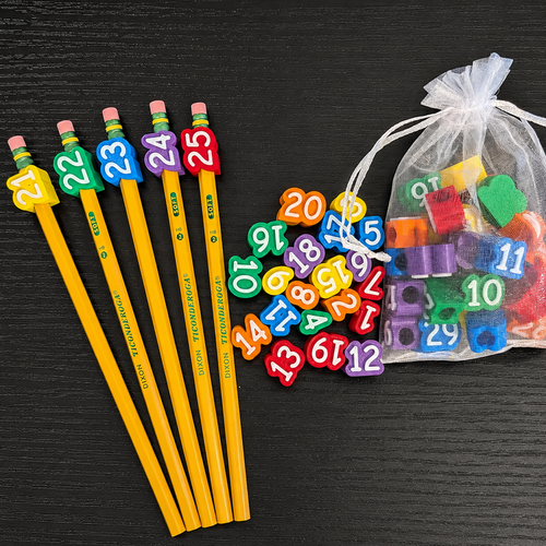 NumberFlow – Numbered Pencil Toppers