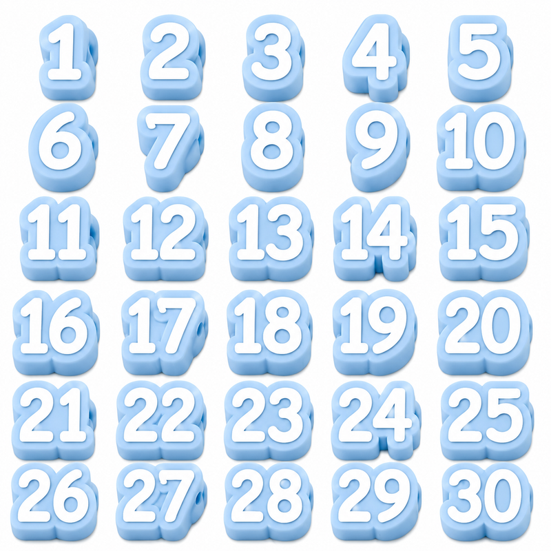 NumberFlow – Numbered Pencil Toppers