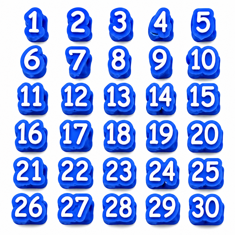 NumberFlow – Numbered Pencil Toppers