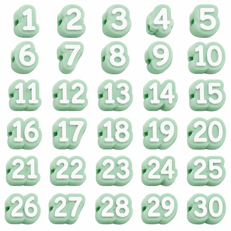 NumberFlow – Numbered Pencil Toppers