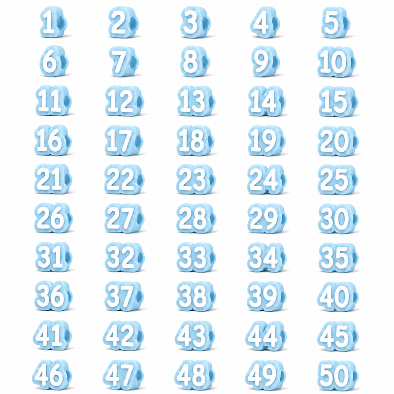 NumberFlow – Numbered Pencil Toppers