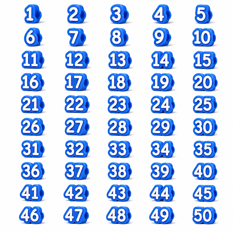 NumberFlow – Numbered Pencil Toppers