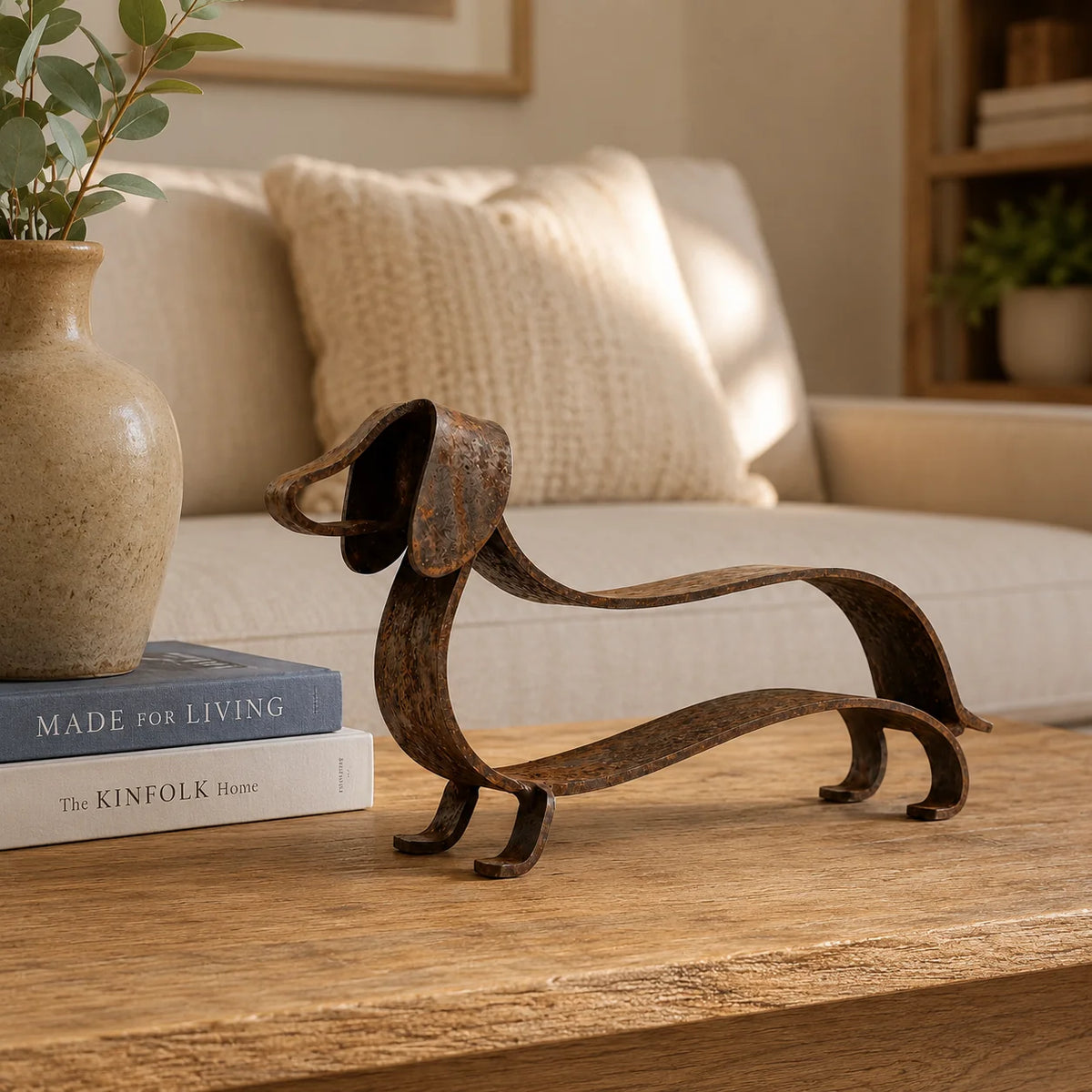 RustyDox – Rustic Dachshund Decorative Statue