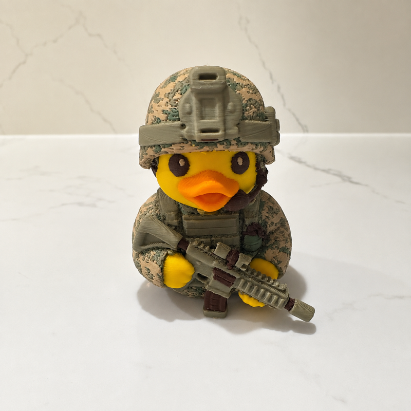 BattleQuack – Military-Inspired Soldier Duck Collectible