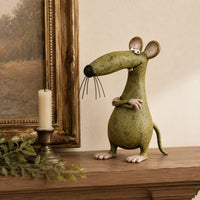 WhimsyTales – Vintage Cat & Mouse Figurine