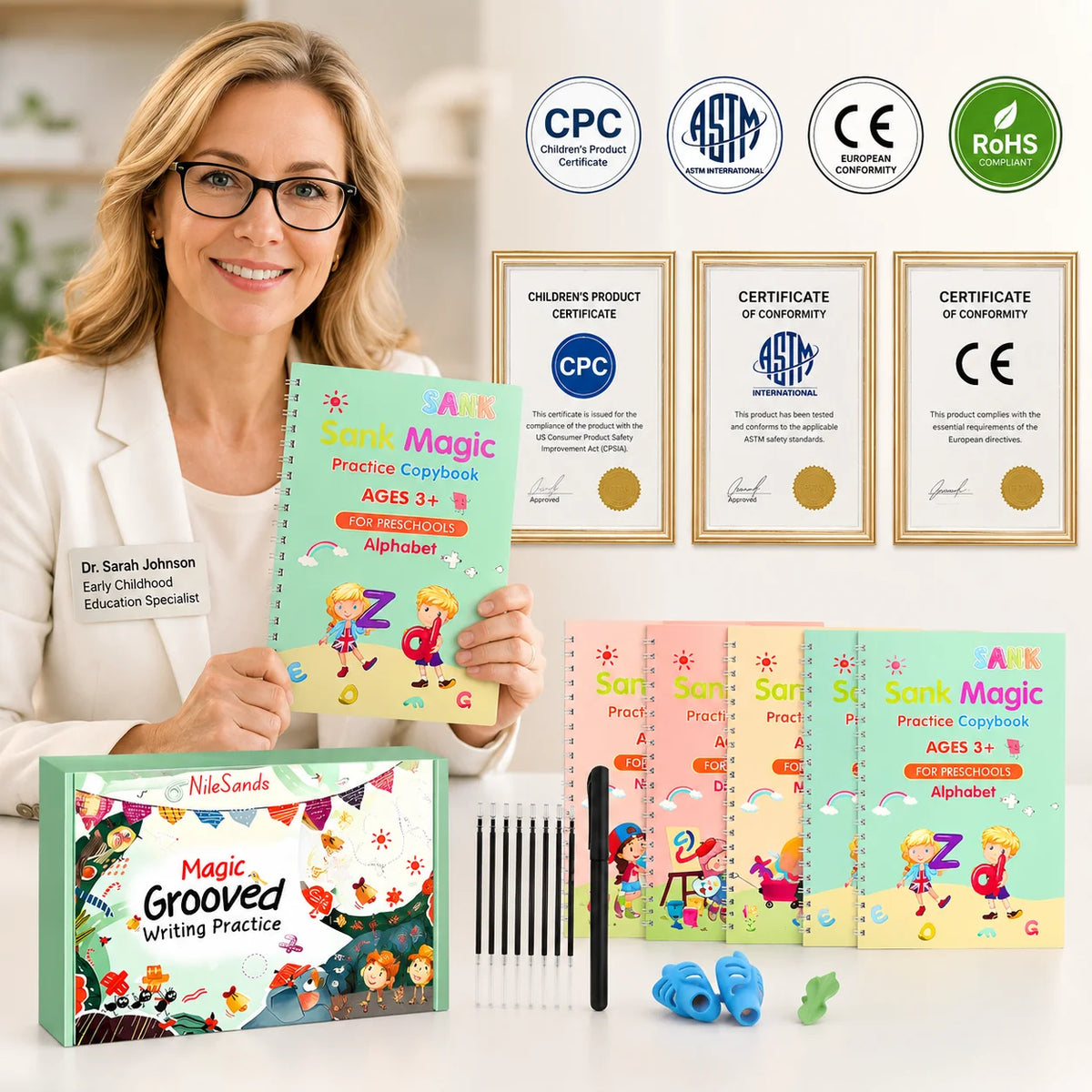 MagicScript – Reusable Children’s Writing Copybooks