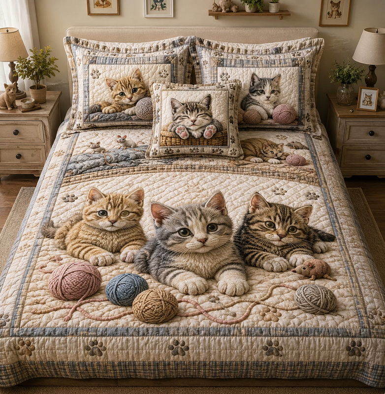 SnuggleNest – Luxury All-Season Cat Bedding Collection