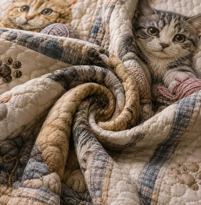 SnuggleNest – Luxury All-Season Cat Bedding Collection
