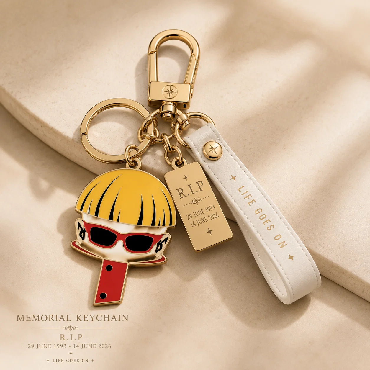 ForeverHold – Life Goes On Memorial Keychain