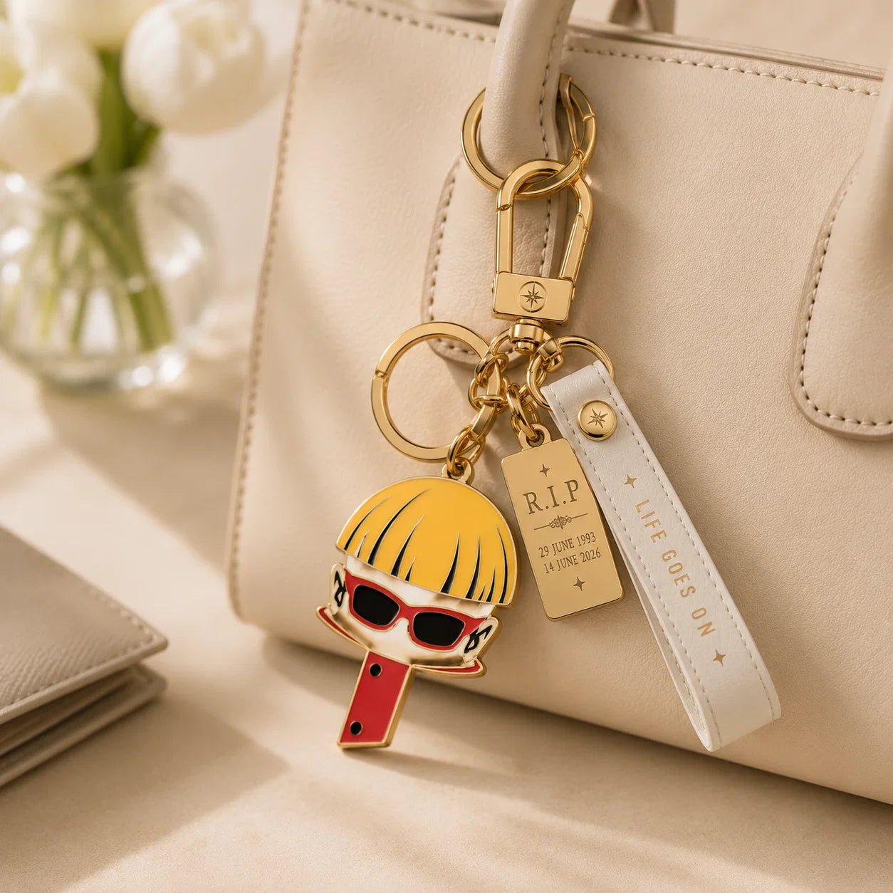 ForeverHold – Life Goes On Memorial Keychain