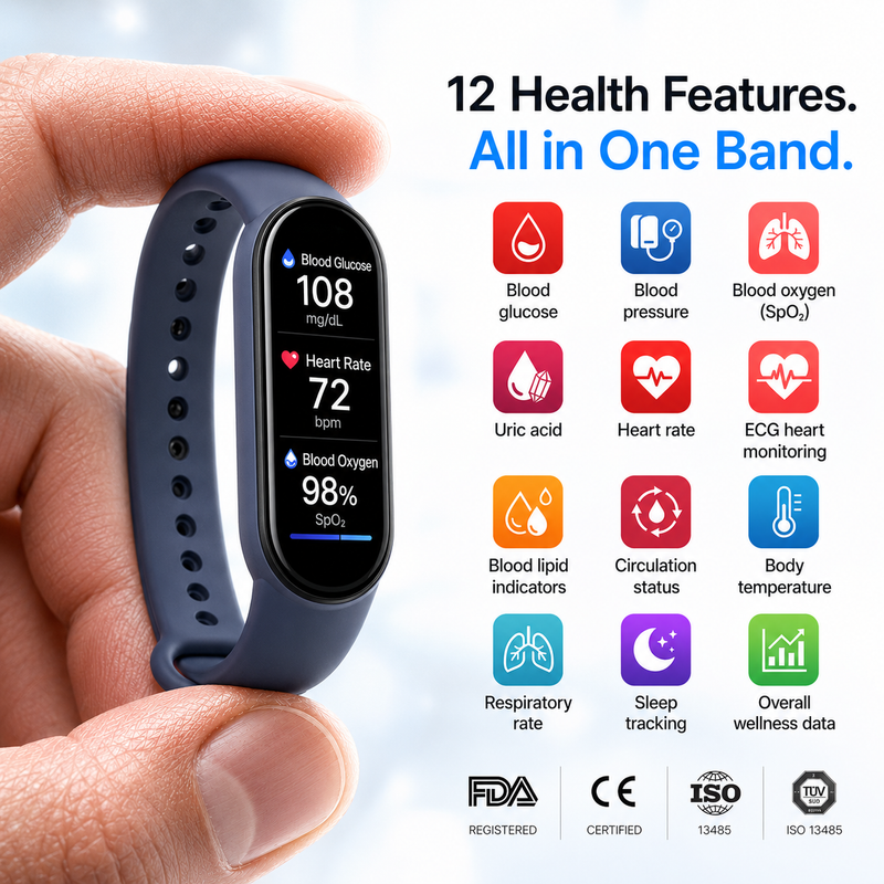 VitalSync – Advanced Health & Activity Smart Band