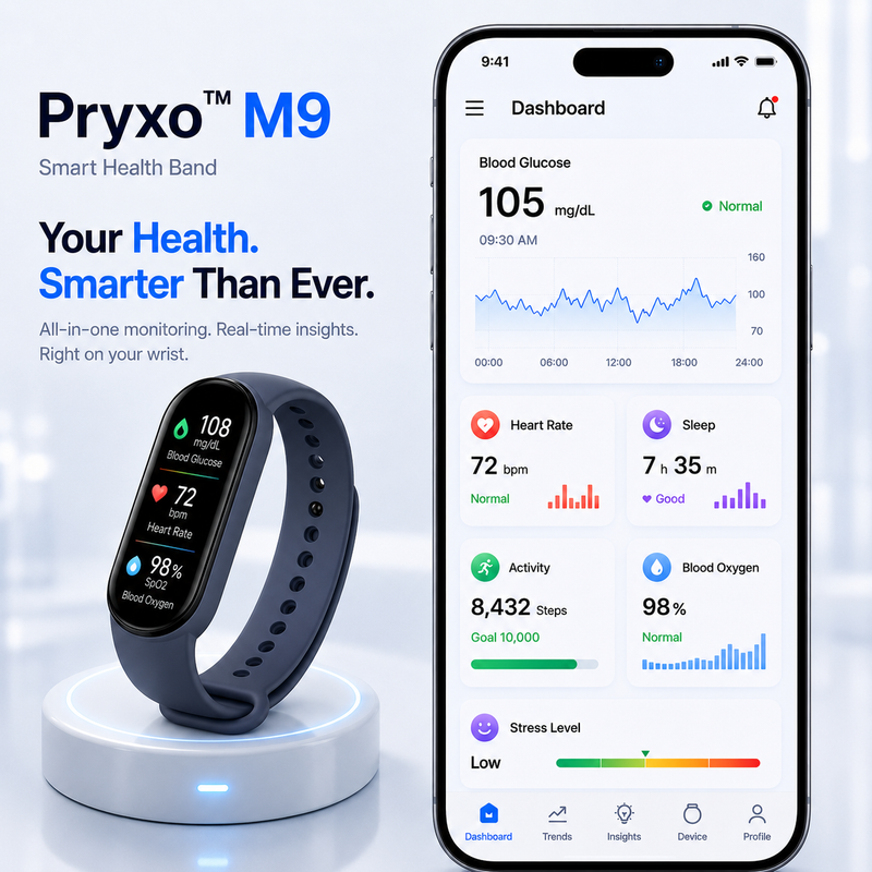 VitalSync – Advanced Health & Activity Smart Band