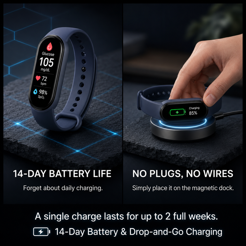 VitalSync – Advanced Health & Activity Smart Band