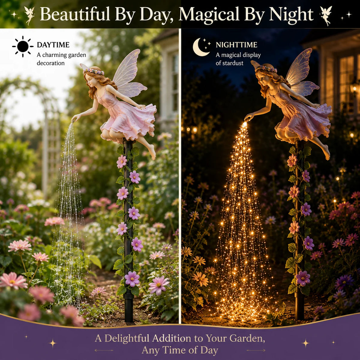 FairyGlow – Solar Sprinkling Fairy Garden Light