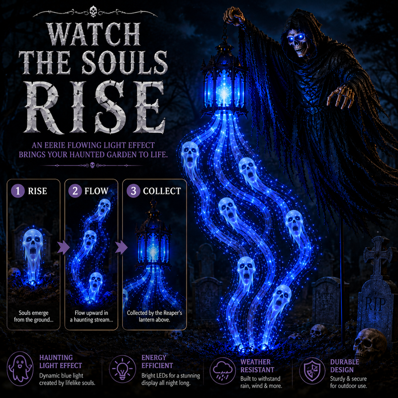 NightReaper – Solar-Powered Halloween Outdoor Display