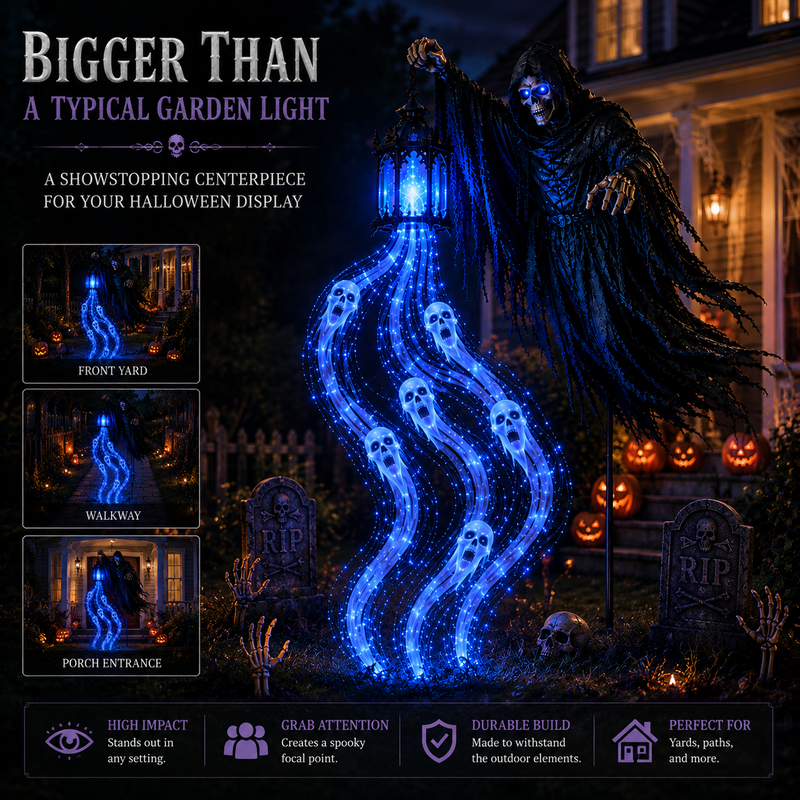 NightReaper – Solar-Powered Halloween Outdoor Display