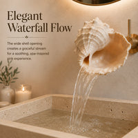 CoastalMuse – Sculptural Waterfall Sink Faucet