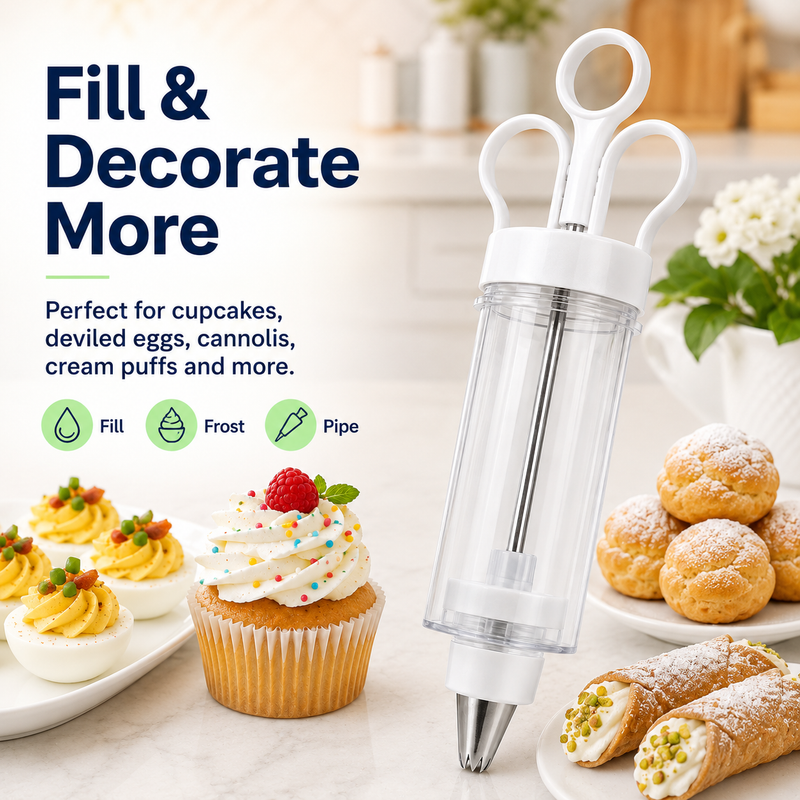 CreamCraft – Multi-Tip Frosting & Pastry Decorating Gun