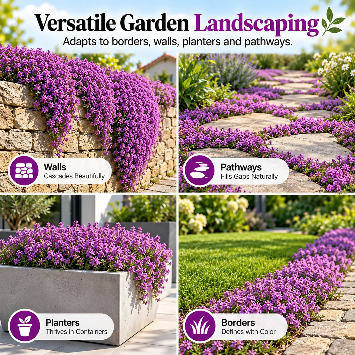 FloraCreep – Colorful Ground Cover Flower Seeds