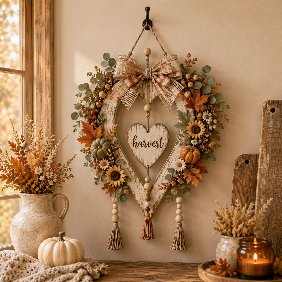 AutumnHeart – Harvest Pumpkin Farmhouse Decor