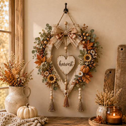 AutumnHeart – Harvest Pumpkin Farmhouse Decor