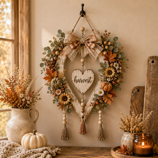 AutumnHeart – Harvest Pumpkin Farmhouse Decor