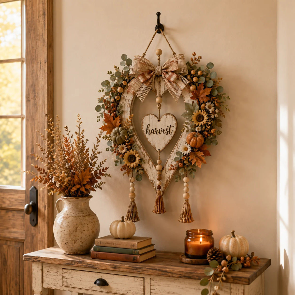 AutumnHeart – Harvest Pumpkin Farmhouse Decor