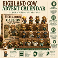 HighlandHaven – 24-Day Highland Cow Careers Advent Calendar 2026