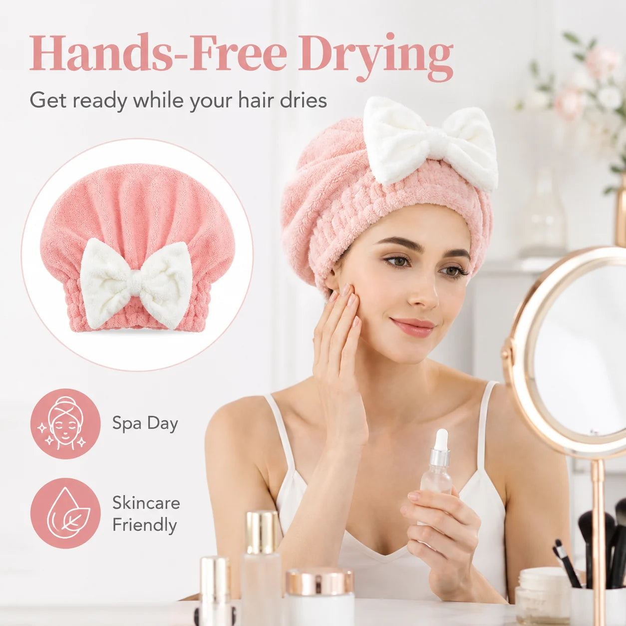 DryLuxe – Ultra Absorbent Microfiber Hair Drying Cap